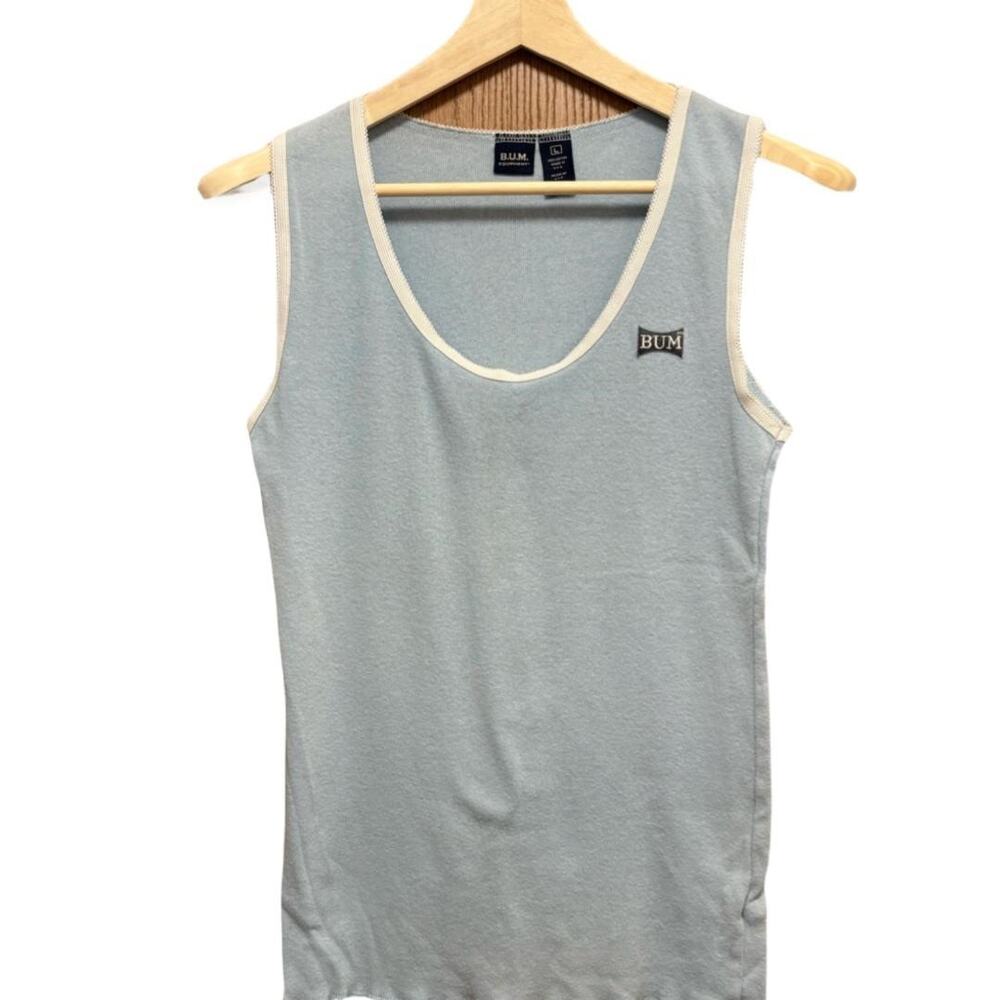 Bum Equipment Vintage Y2K Tank Top Preppy Retro Size Large